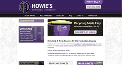 Desktop Screenshot of howiesrecycling.com